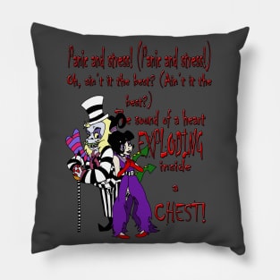 Beetlejuice "That Beautiful Sound" Design Pillow