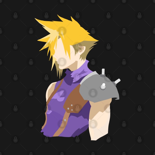 Cool Cloud Strife Minimalistic by Kidrock96