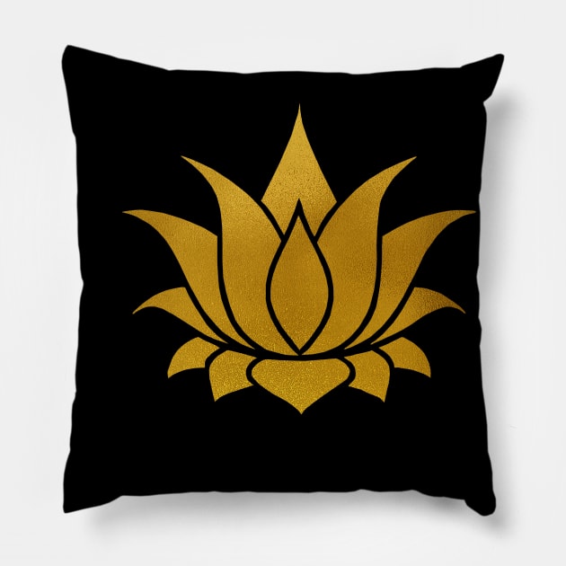 Lotus Pillow by erzebeth