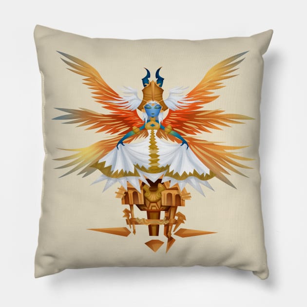 The High Seraph Pillow by Firebluegraphics