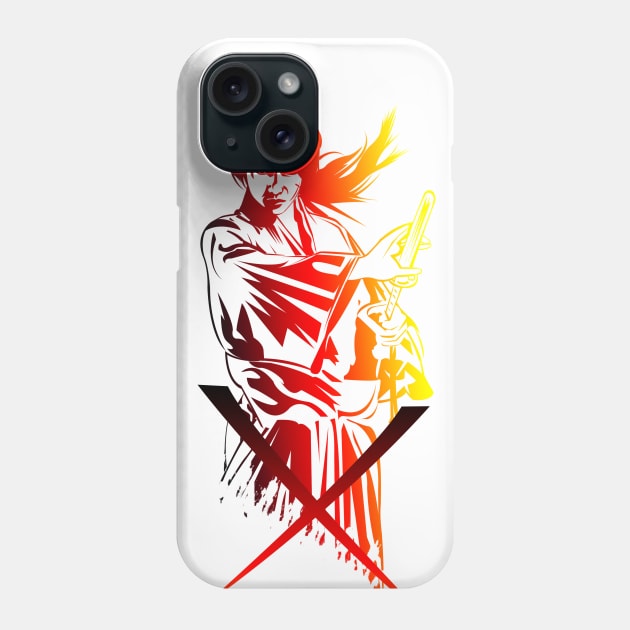 Samurai X Phone Case by siddick49