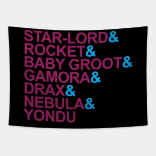 Character List Tapestry