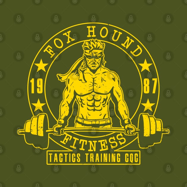 Fox Hound Fitness - yellow by CCDesign