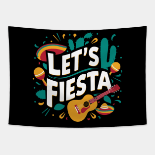 Let's Fiesta Cinco De Mayo Tapestry