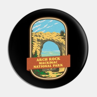 Arch Rock Mackinac National Park Pin