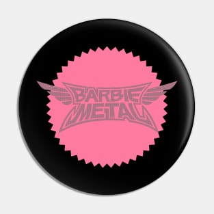 barbie metal Pin