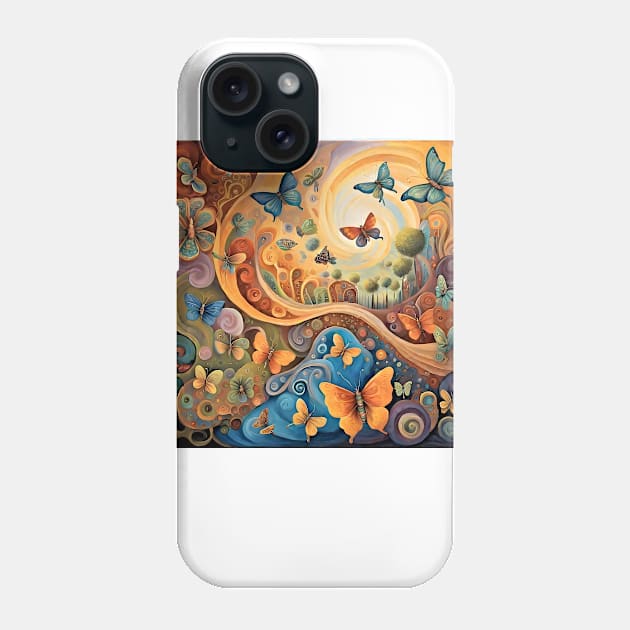 follow the butterflies Phone Case by bogfl