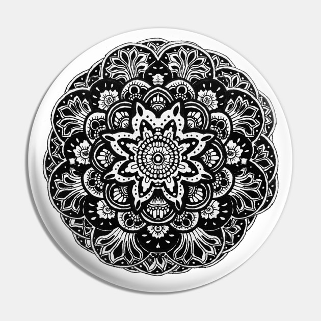 Peace Mandala Pin by Luke Gray