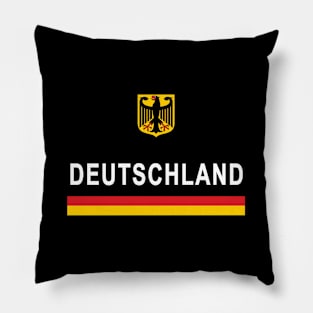 Deutschland Flag And Emblem Germany Pillow