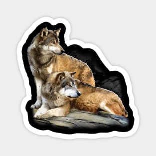 Alpha Wolves Magnet