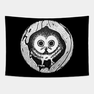 Owl in Tree Tapestry