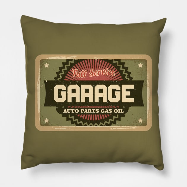 Garage Pillow by Boutique Creativa