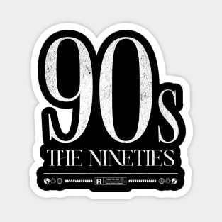 90s Nostalgia: Retro Music & TV Tribute Magnet