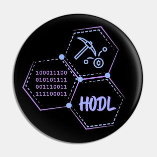 Crypto Trifecta: HODL Slots Design Pin