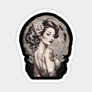 Enchanting Asian Beauty Magnet
