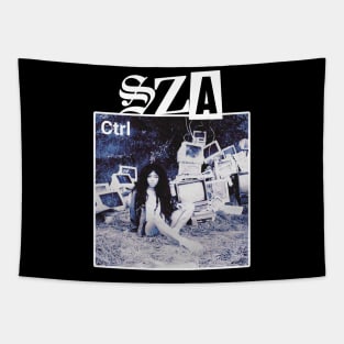 SZA - CTRL - Vintage VHS Style Tapestry