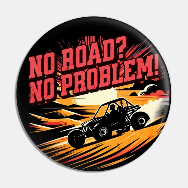 No Road No Problem! Sand Buggy Design Pin by Miami Neon Designs