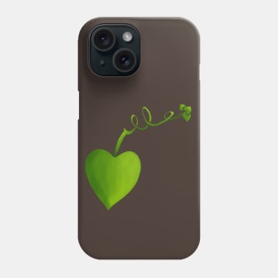 Heart Leaf on a Vine Phone Case