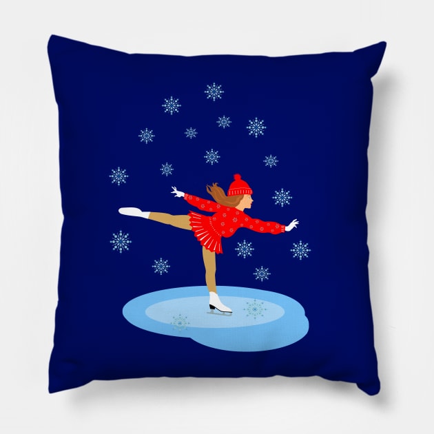 ICE Skater Pillow by SartorisArt1