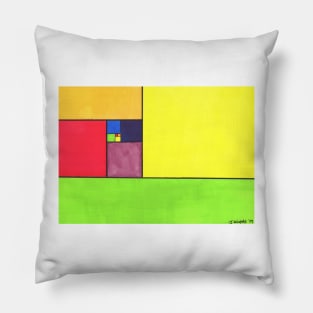 Fibonacci Squares Pillow