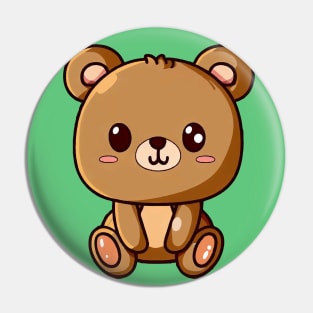 Bear cute kawaii Pin