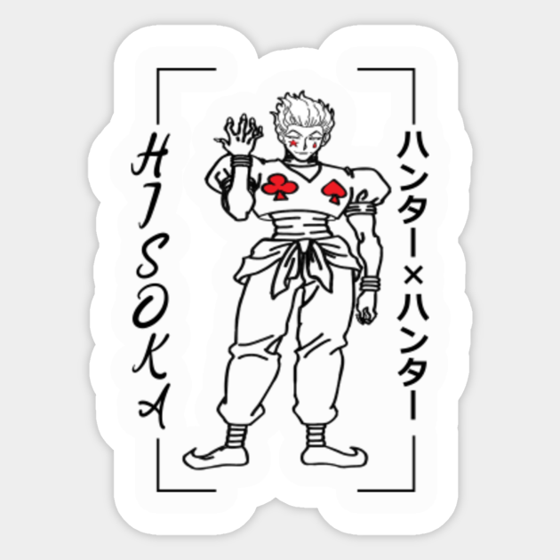 Hunter X Hunter Hisoka Hisoka Sticker Teepublic Yoshihiro togashi's hunter x hunter is a playground for oddball characters, but no one is more bizarre than hisoka morow. hunter x hunter hisoka