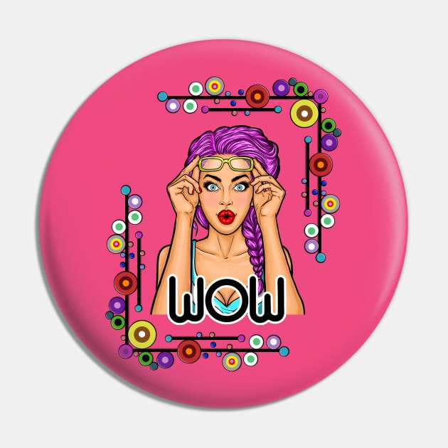 woman Pin by ART&LINES