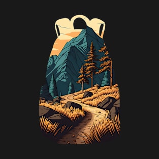 Hiking Trail Backpack (Version 6) T-Shirt