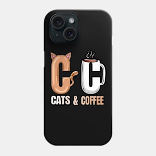 Logo Cats And Hot Coffee On Purrsday Phone Case