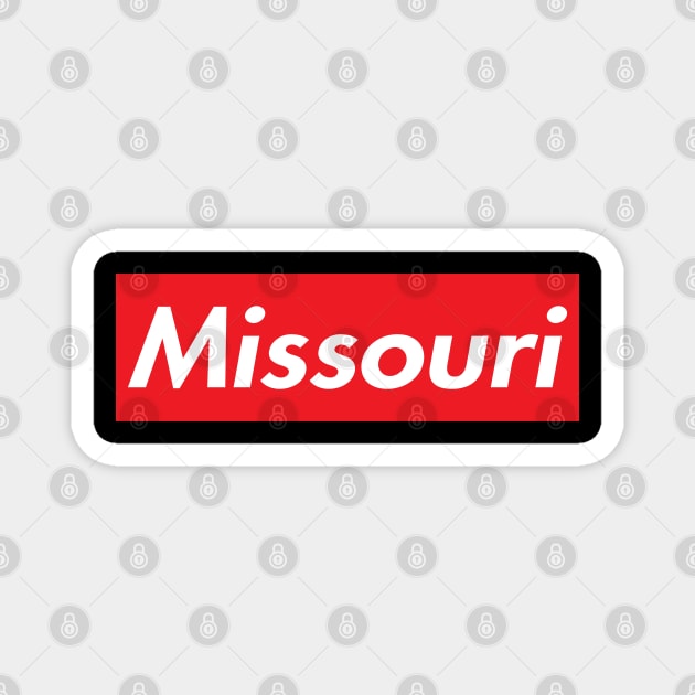 MISSOURI SUPER USA LOGO Magnet by elsa-HD