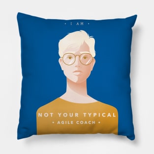 I am not your typical agile coach Pillow