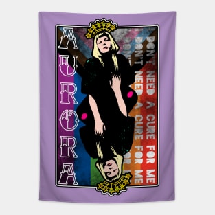 Aurora Aksnes 🖤🤎❤️🧡💛💚💙💜 Tapestry