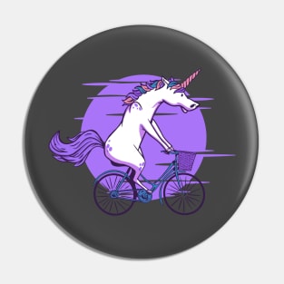 Unicorn Bicycle Pin