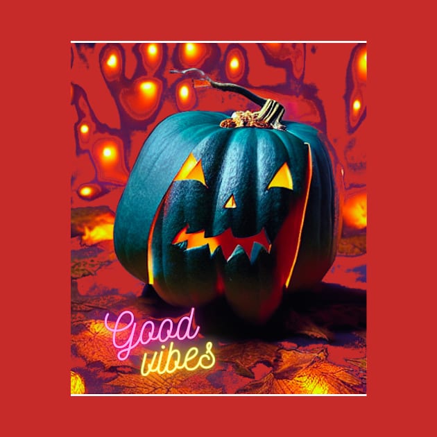 Funny Scary Pumpkin by Skandynavia Cora