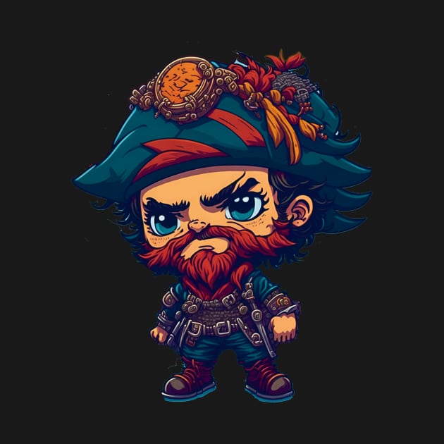 Chibi Style - Trust Me! I'm A Pirate! by ImaginativeInkPOD