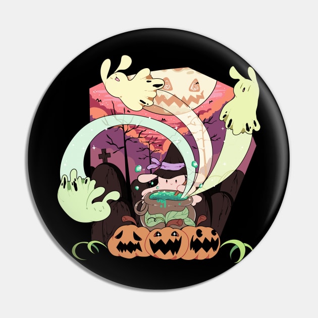 Spooky Octopi Pin by Yukipyro