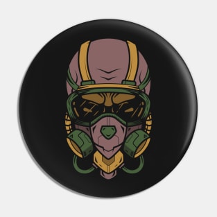 Respirator Skull Pin