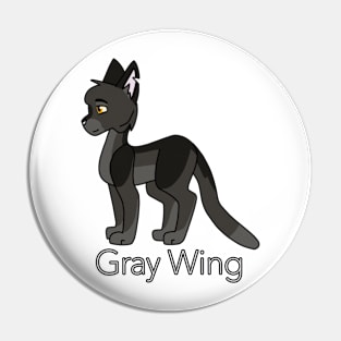 Gray Wing Pin