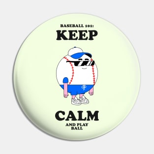 baseball play ball Pin