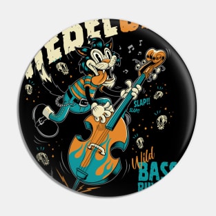 Rockabilly Rebel Cat Pin