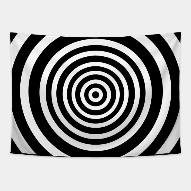 Circle optical illusion Tapestry by ArianJacobs