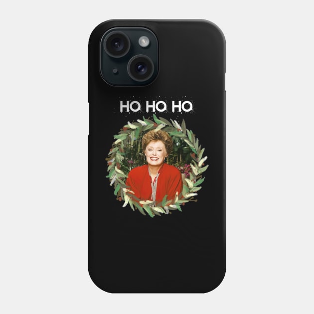 Ho Ho Ho - Blanche Devereaux Christmas From The Golden Girls Phone Case by ThomaneJohnson