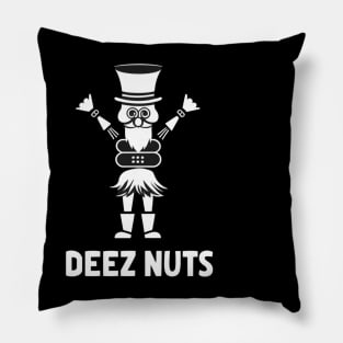 Deez Nuts Nutcracker Pillow