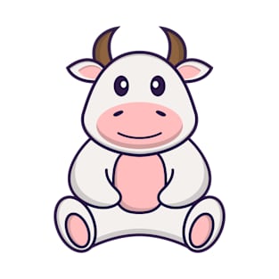 Cute cow is sitting T-Shirt