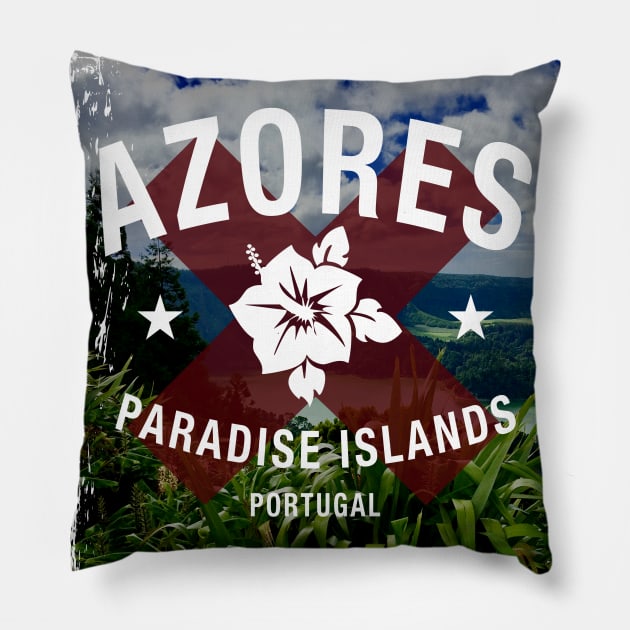Azores (distressed) Pillow by TCP