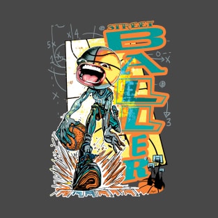 Street Baller Basketball Player T-Shirt