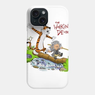 Calvin and Hobbes/The Walking Dead (in color) Phone Case