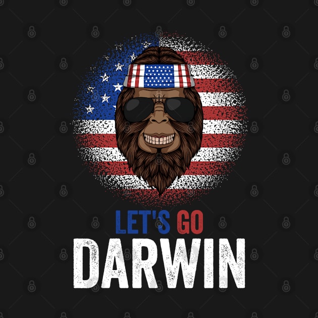 Let's Go Darwin Pro American Bigfoot by Funnyology