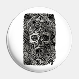 Lace Skull Pin