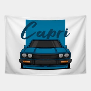 Front Blue Capri MK3 Classic Tapestry